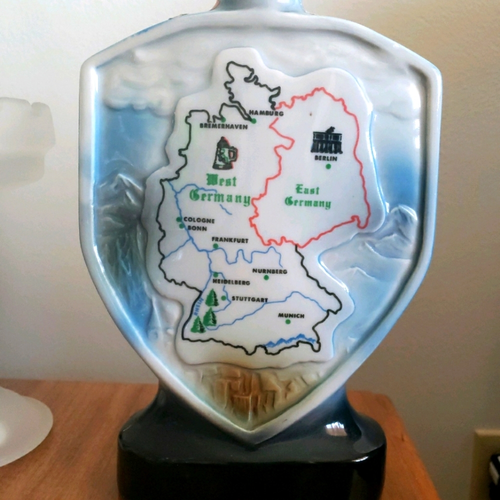 Vintage Germany Jim Beam ceramic decanter